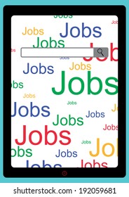 Jobs search screen