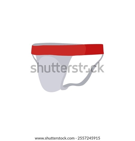 Jock Strap, Sport Equipment Vector Illustration Isolated