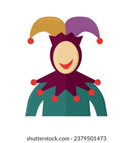 Jocker icon clipart avatar logotype isolated vector illustration