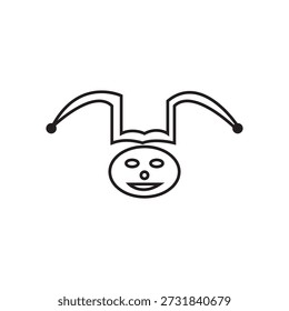 jocker icon illustration element design