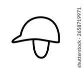 Jocket hat silhouettes. Monochrome isolated horse jockey hat black graphic element. Horse riding logo design.