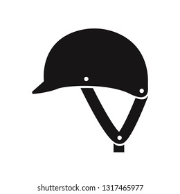 Jockey hat vector icon