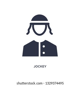 jockey icon. Simple element illustration from camping concept. jockey editable symbol design on white background. Can be use for web and mobile.