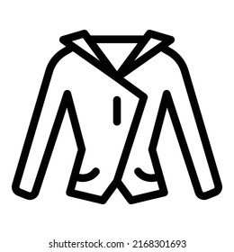 Jockey jacket icon outline vector. Race sport. Track cup