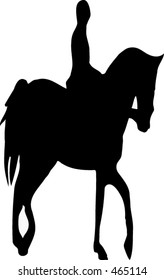 A jockey on a horse