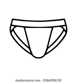 Jockstrap icon. Men's Underwear Vector Illustration. Underpants.