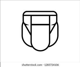 Jockstrap Modern Simple Vector Icon