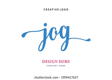 El logotipo de la inscripción JOG es sencillo, fácil de entender y autorizado