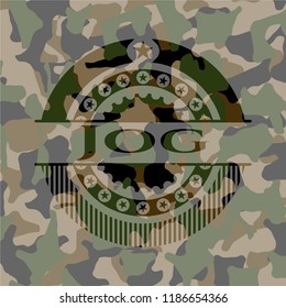 Jog on camo pattern