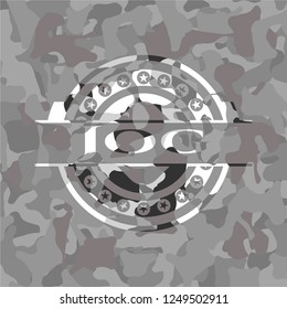 Jog on grey camouflage pattern