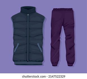 jogger and jacket wear clothes