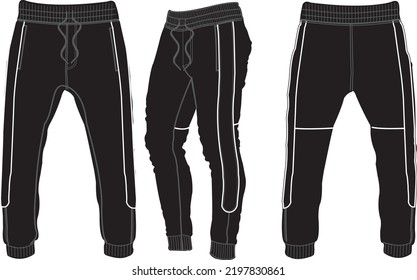 Jogger Sport Suits Design Template Sweat Stock Vector (Royalty Free ...