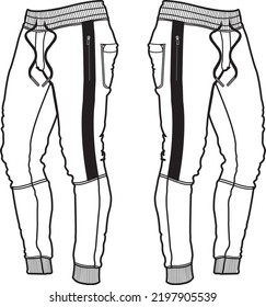Jogger, Sport suits design template, sweat pant, jogging