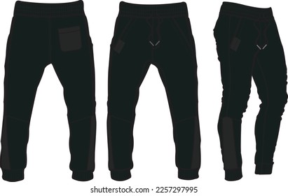 Jogger, Sport suits design template, sweat pant, jogging