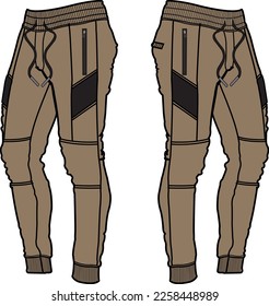 Jogger, Sport suits design template, sweat pant, jogging