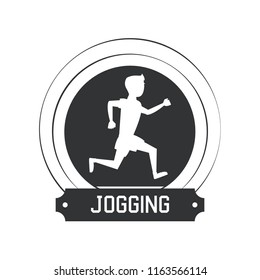 Joggin people label
