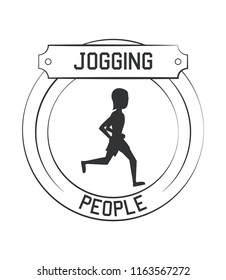Joggin people label