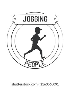 Joggin people label