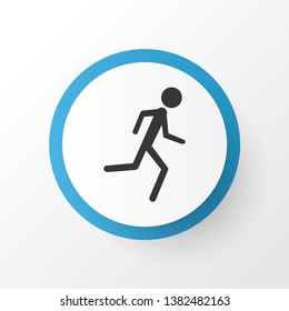 Jogging icon symbol. Premium quality isolated running element in trendy style.
