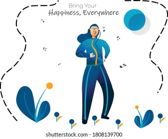 Jogging make me happy and enjoy the moment