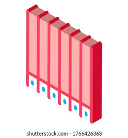 Vector de iconos de vista superior de los corredores de footing. Signo de vista superior de los corredores de jogging isométricos. ilustración de símbolo aislado de color