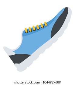 Jogging sneakers used to jog and racing