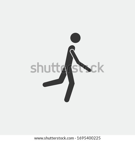 jogging vector icon running keeping fit