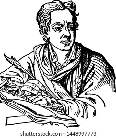 Johann Joachim Winckelmann, vintage illustration