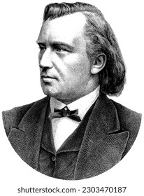 Johannes Brahms war ein deutscher Komponist, Pianist und Dirigent der mittelromantischen Zeit.