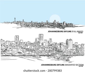 Johannesburg Skyline Cityscape Landscape