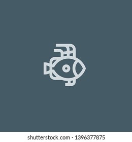 John Dory vector icon. John Dory concept stroke symbol design. Thin graphic elements vector illustration, outline pattern for your web site design, logo, UI. EPS 10.