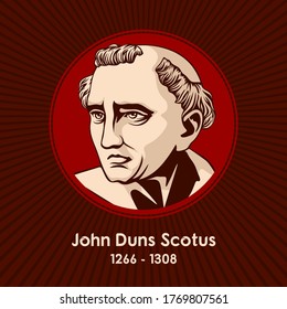 John Duns Scotus (1266 - 1308), was a Scottish Catholic priest and Franciscan friar, university professor, philosopher, and theologian. svg