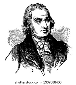 John Eager Howard 1752 to 1827 he was an American soldier politician United States senator from Maryland and fifth governor of Maryland vintage line drawing or engraving illustration