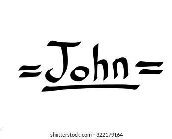 John Name Image Images, Stock Photos & Vectors 