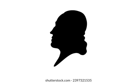 John Owen, black isolated silhouette