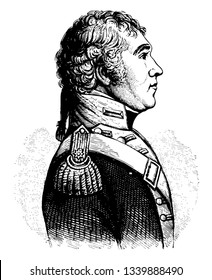 John Parker Boyd 1764 To 1830 He Was An Officer In The United States Army And American Brigadier General In The War Of 1812 Vintage Line Drawing Or Engraving Illustration