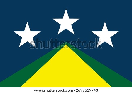 Johnson city flag, in Washington County, Carter and Sullivan, Tennessee state, United States of America, USA town sign. Johnson emblem banner. Sticker Johnson city.