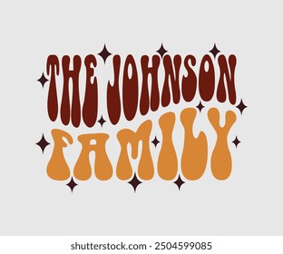 La familia Johnson, camiseta de otoño, camiseta divertida de Acción de Gracias de otoño, diseño de camiseta de calabaza, diseño de otoño, Diseños de calabaza