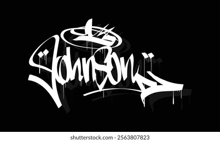 JOHNSON graffiti tag style design