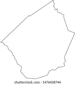 Johnston County map in the State of North Carolina
