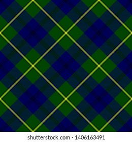 Johnstone Modern Tartan. Diagonal cell, seamless pattern for fabric, kilts, skirts, plaids