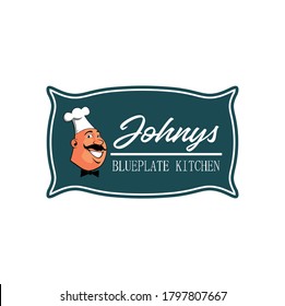 vector de ilustración de cocina de placa base de Johny