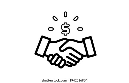 icono de combinación de negocios. Se puede usar para aplicaciones web y móviles.