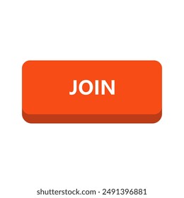 Join button icon illustrated on background