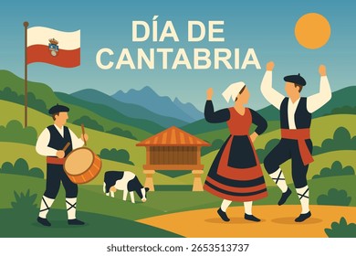 Junte-se à comunidade da Cantábria para honrar nossas raízes através da música, da arte de dança e da cozinha, experimentar a tradição, orgulho e unidade em um festival vibrante para todas as idades