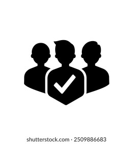 Join the community icon. Icon, membership, friend, checkmark, people, person, religion, union, vector, app, application