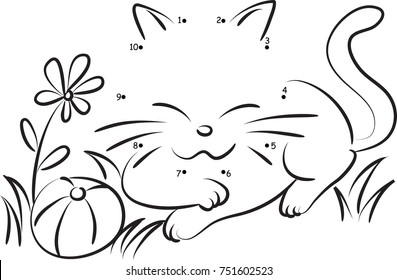 Dot Coloring Pages Images Stock Photos Vectors Shutterstock