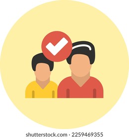 Join Flat Vector Icon Design