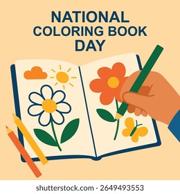 Join the fun this National Coloring Book Day and express your creativity through colors, patterns, and imagination on every page