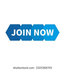 Join Now Banner In Orange Yellow Rounded Rectangle Shape For Recruitment
